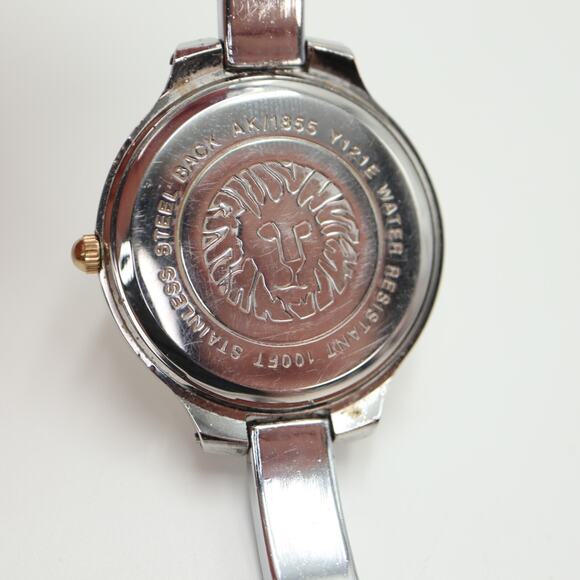 Ladies Anne Klein Watch Two Tone 33mm MOP Dial Silver Tone Bracelet New Battery - Picture 15 of 15